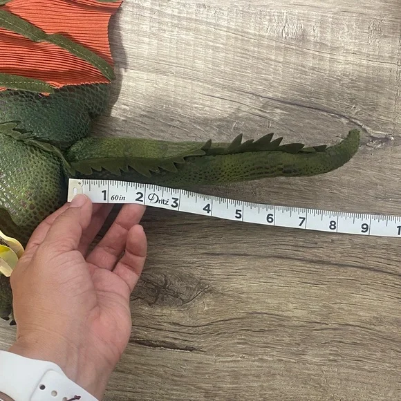 Wild Republic Green Dragon Stuffed Animal - Picture 15 of 16